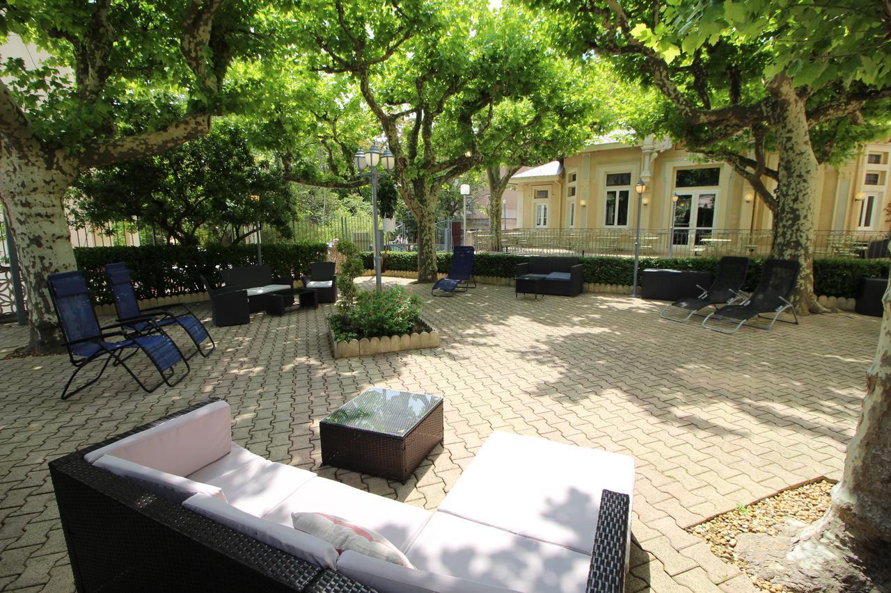 Logis Hotel Restaurant Des Thermes Lamalou-les-Bains Esterno foto